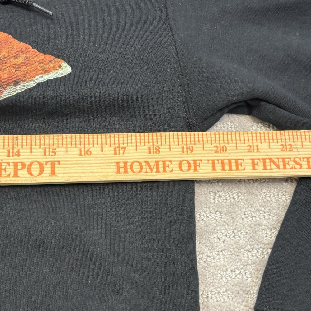 Rhode Island Bakery Pizza Strip Hoodie RI Pizza Hoodie Black Unisex Small - Picture 4 of 5